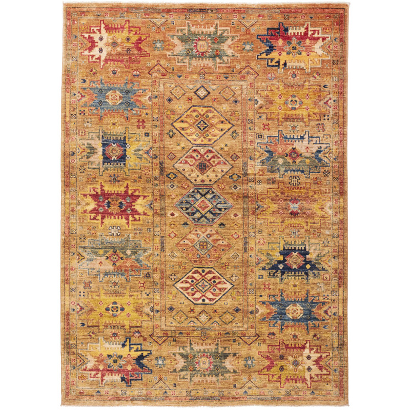 Rug Tribal Pakistan 150x210 Gold Terracotta Red