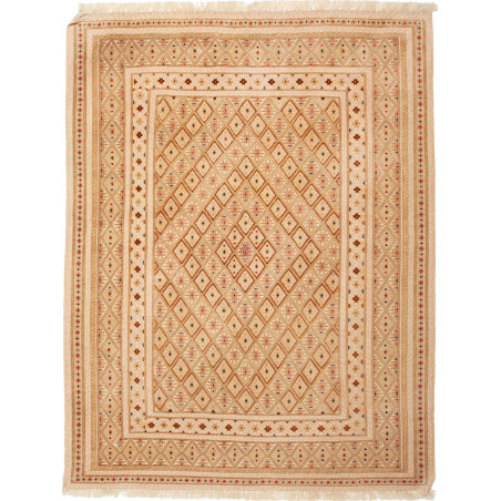 Rug Nakhunak Pakistan 158x205 Beige Brown Earth