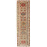Rug Kazak Fine Pakistan 83x298 Grey Green Brick