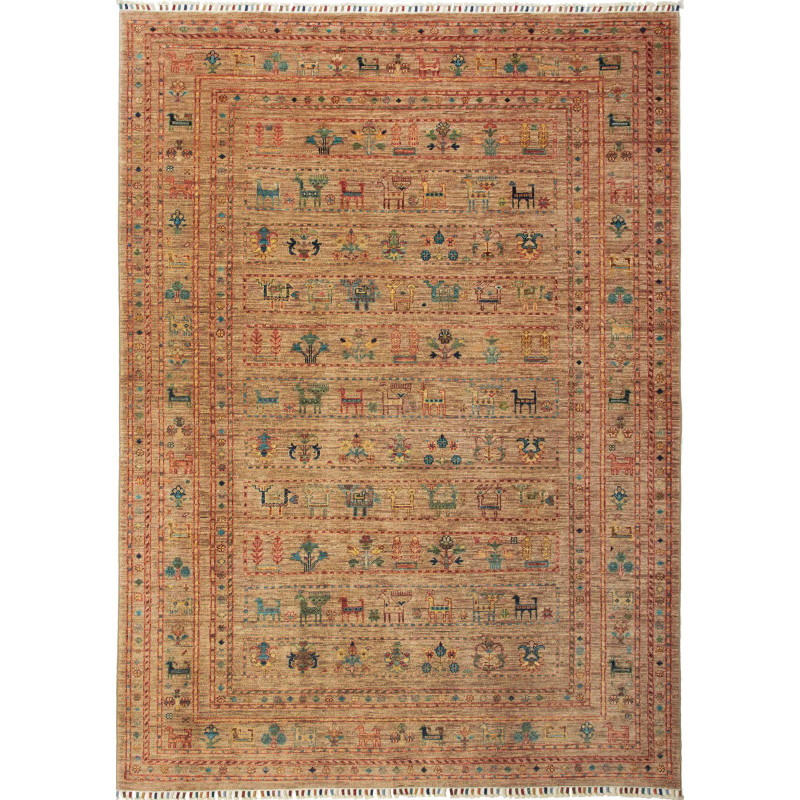 Rug Rubin Pakistan 170x236 Light Brown Terracot
