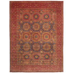 Rug Mamlouk Pakistan 275x372 Rust Red Blue Grey