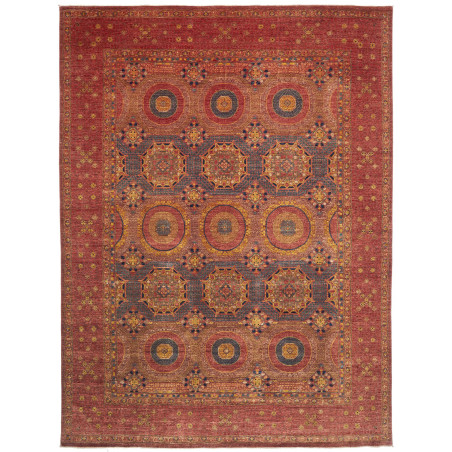 Rug Mamlouk Pakistan 275x372 Rust Red Blue Grey