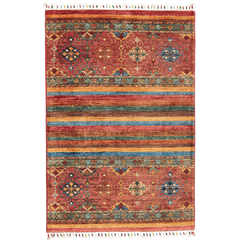 Rug Samarkand Pakistan 85x126 Terracotta Red Sa