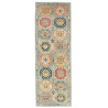 Rug Tribal Pakistan 82x240 Dusty Blue Red Orang