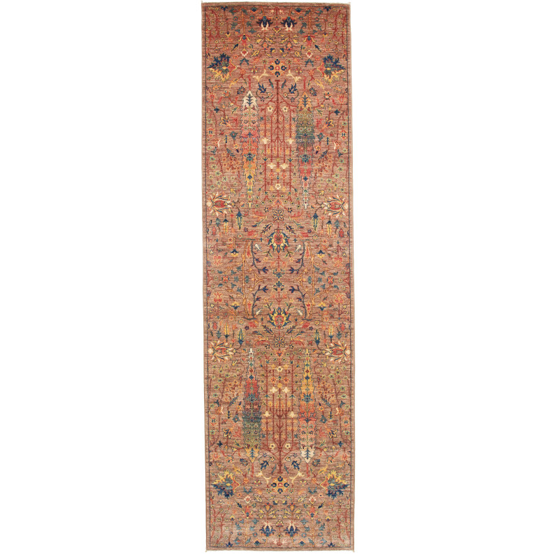 Rug Shahi Fine Pakistan 79x301 Terracotta Brown