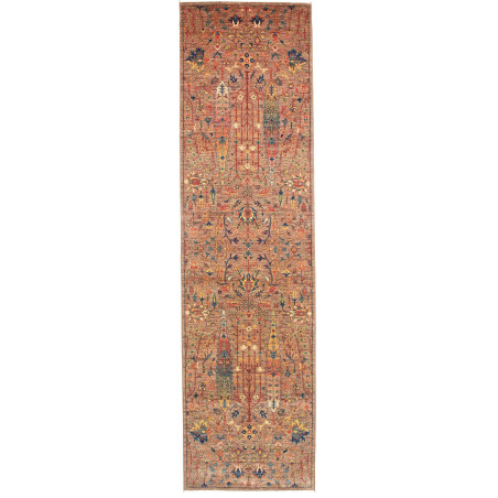 Rug Shahi Fine Pakistan 79x301 Terracotta Brown