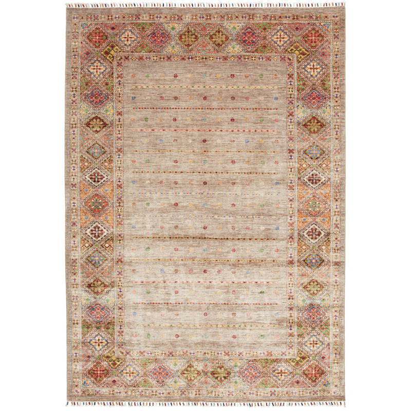 Rug Rubin Pakistan 167x239 Beige Taupe Brick Re