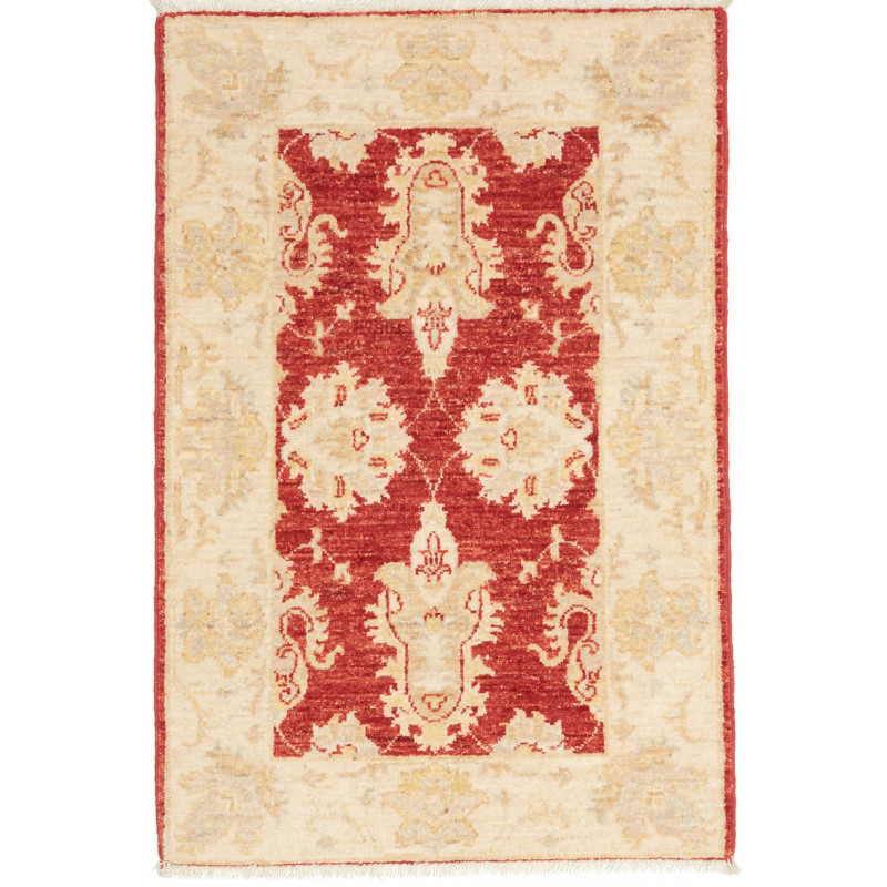 Rug Ziegler Fine Pakistan 58x87 Red Ivory Beige