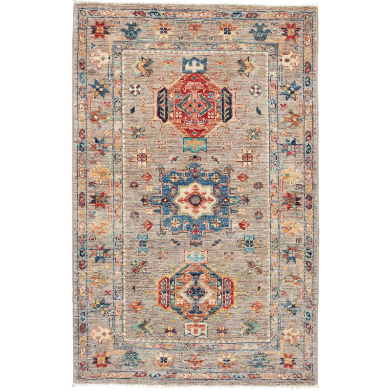 Rug Tribal Pakistan 81x129 Beige Multicolor