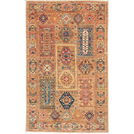 Rug Tribal Pakistan 77x126 Terra Cotta Orange B