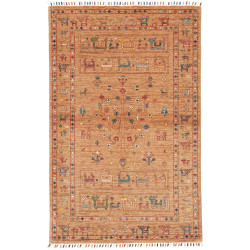Rug Rubin Pakistan 97x152 Ochre Red Blue Green