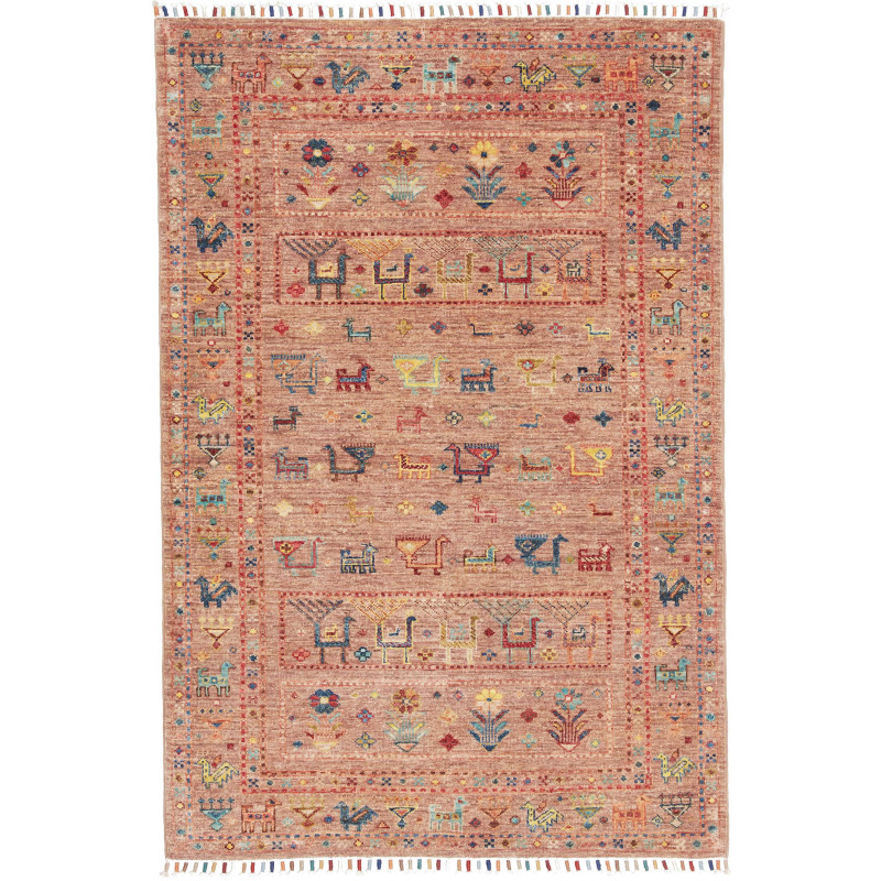 Rug Rubin Pakistan 100x149 Pastel Terracotta Mu