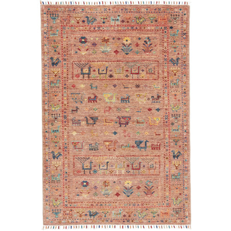 Rug Rubin Pakistan 100x149 Pastel Terracotta Mu