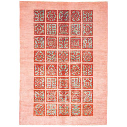 Rug Bakhtiyar Pakistan 168x237 Coral Peach Terr