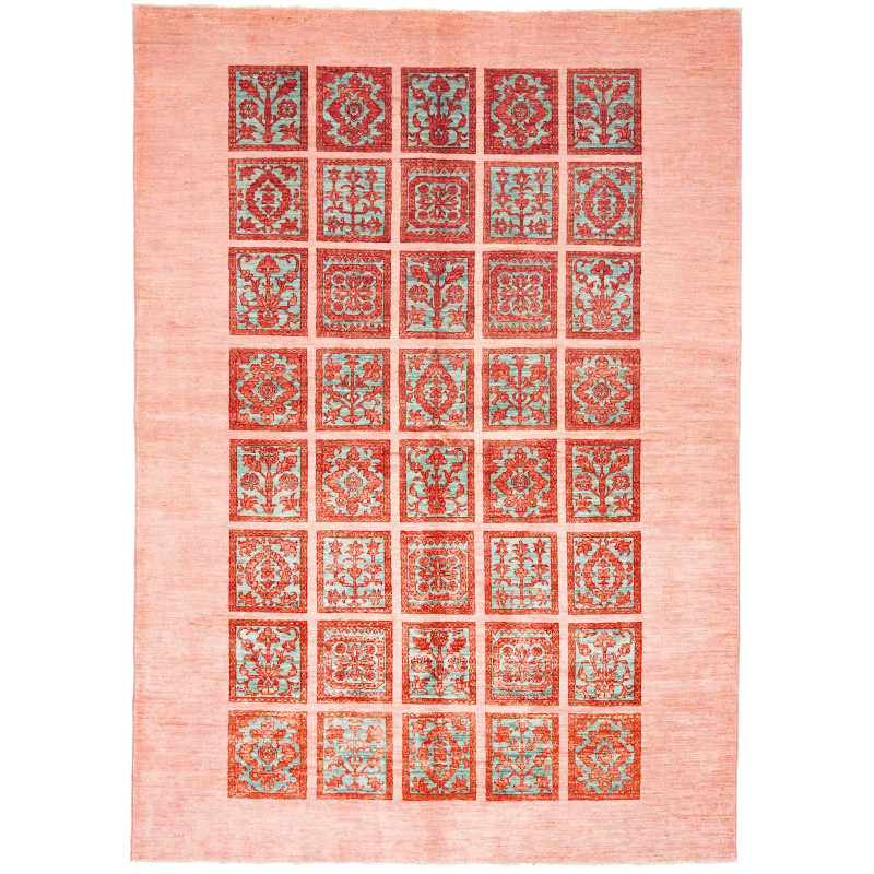 Rug Bakhtiyar Pakistan 168x237 Coral Peach Terr