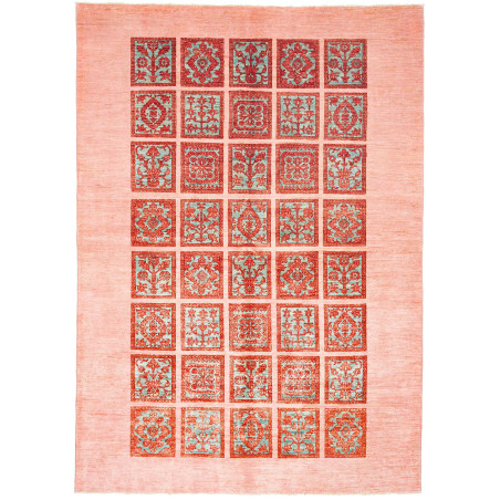Rug Bakhtiyar Pakistan 168x237 Coral Peach Terr