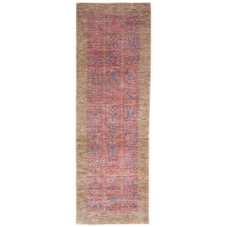 Rug Bakhtiyar Pakistan 89x240 Earthy Brown Beig