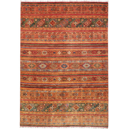 Rug Samarkand Pakistan 210x293 Orange Terracott