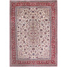 Rug Isfahan Persia 368x524 Cream White Burgundy
