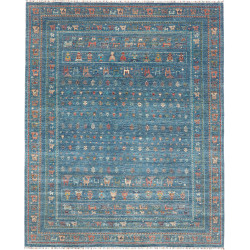 Rug Rubin Pakistan 248x305 Petrol Teal Terracot