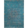 Rug Mamlouk Pakistan 210x294 Teal Blue Rust Yel