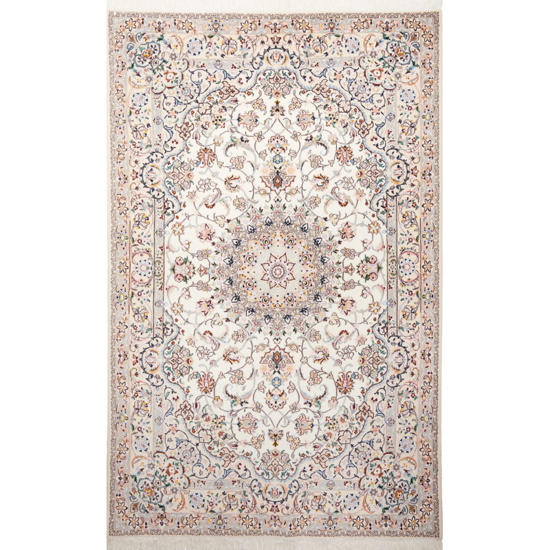 Nain 9la 164x258 Cm Nain 9la, Persia, Hand-carded Wool And