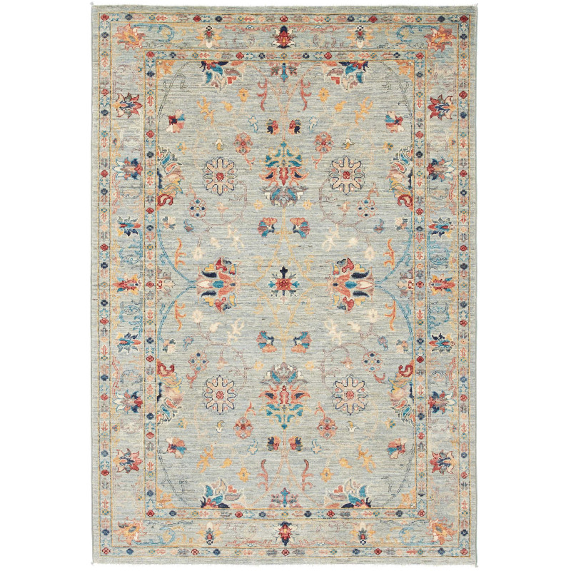 Rug Ziegler Fine Pakistan 126x183 Aquamarine Bl