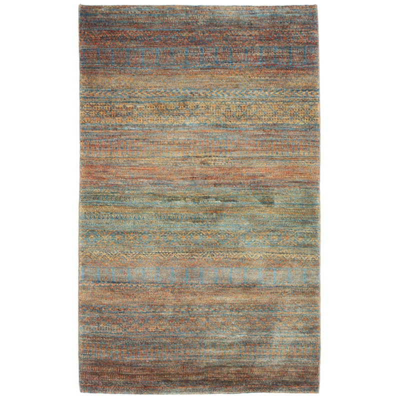Rug Royal Gabbeh Pakistan 97x156 Rust Teal Oche