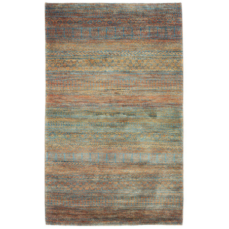 Rug Royal Gabbeh Pakistan 97x156 Rust Teal Oche