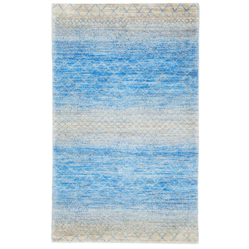 Rug Royal Gabbeh Pakistan 93x153 Blue Sky Blue