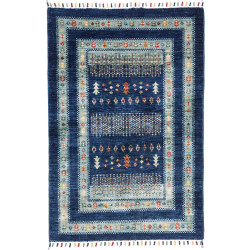 Rug Siva Pakistan 81x120 Indigo Blue Light Blue