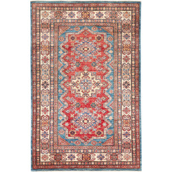 Rug Kazak Fine Pakistan 120x184 Scarlet Red Pet