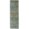 Rug Mamlouk Pakistan 80x255 Petrol Blue Dark Bl