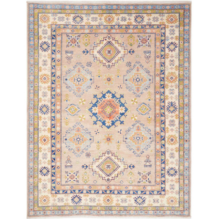 Rug Kazak Afghanistan 153x199 Peach Blue Ivory