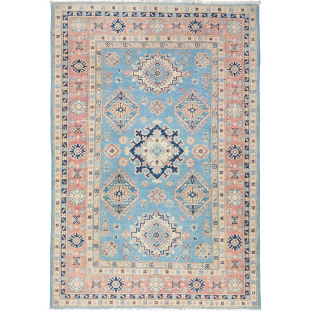 Rug Kazak Afghanistan 120x176 Pastel Blue Salmo