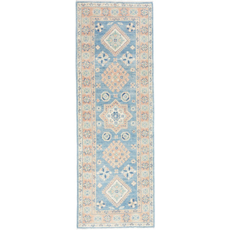 Rug Kazak Afghanistan 61x177 Denim Blue Dusty P