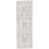 Rug Kazak Afghanistan 65x190 Sky Blue Cream Dar