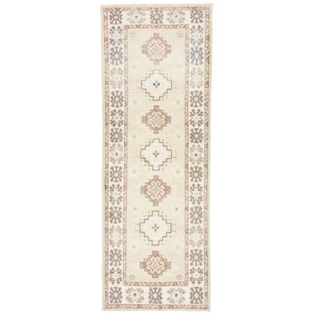 Rug Kazak Afghanistan 64x180 Ivory Cream Terrac