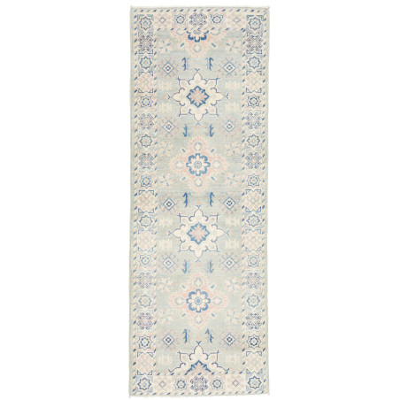 Rug Kazak Afghanistan 64x180 Aqua Cream Dusty P