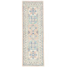 Rug Kazak Afghanistan 61x182 Ivory Powder Blue