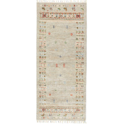 Rug Siva Pakistan 82x193 Greige Multicolor