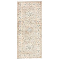 Rug Kazak Afghanistan 84x194 Sand Beige Terraco