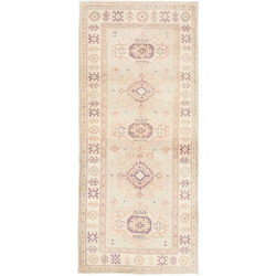 Rug Kazak Afghanistan 88x198 Greige Antique Pin