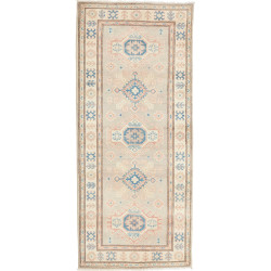 Rug Kazak Afghanistan 86x201 Light Gray Beige C