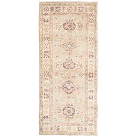 Rug Kazak Afghanistan 83x193 Light Grey Beige B