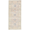 Rug Kazak Afghanistan 83x195 Light Grey Beige C