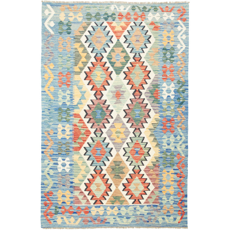 Kilim 125x191 Cm Kilim, Afghanistan, Hand-carded Wool warp:
