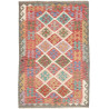 Kilim 122x183 Cm Afghan Kilim Hand-carded Wool