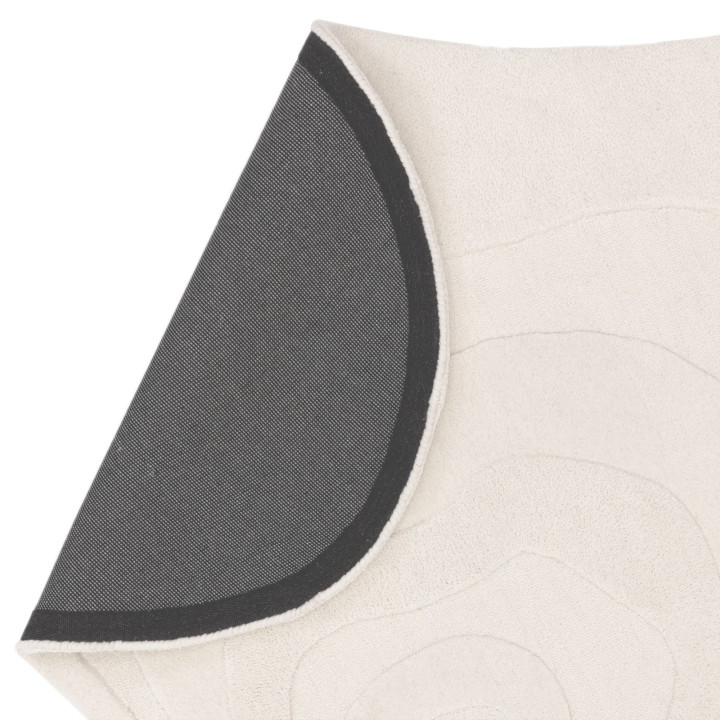 Rug Olsen abstract cream and white Square 150x15