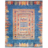 Rug Siva Pakistan 250x304 Cobalt Blue Burnt Ora